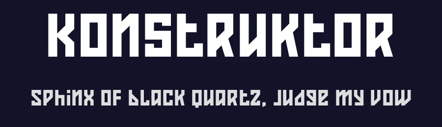 Konstruktor by Neogrey Creative — Decorative Font — thumbnail 2