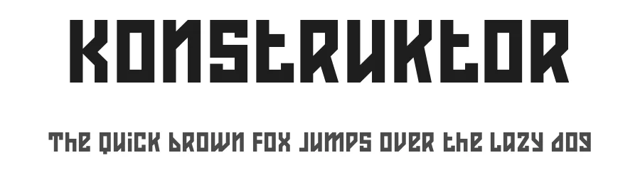 Konstruktor by Neogrey Creative — Decorative Font