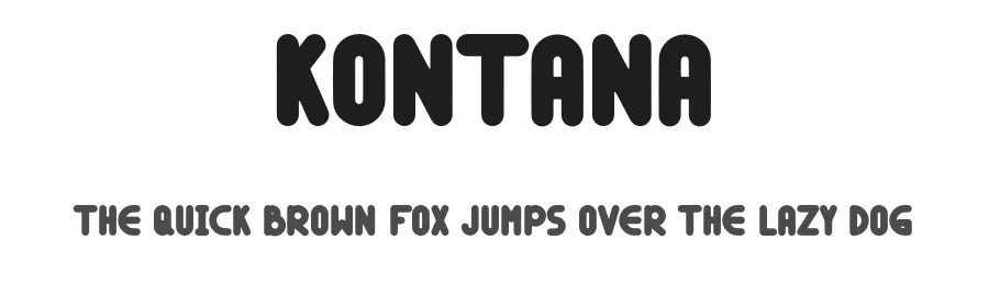 Kontana by Hamsah — Sans Serif Font