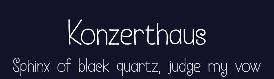 Konzerthaus by Hanoded — Script Handwritten Font — thumbnail 2