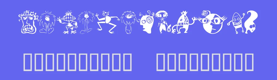 Kooksters by Cyberbuny Creations — Dingbats Font — thumbnail 3