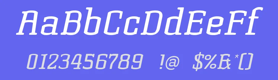 Korneuburg Slab by Flö Rastbichler — Serif Font — thumbnail 3