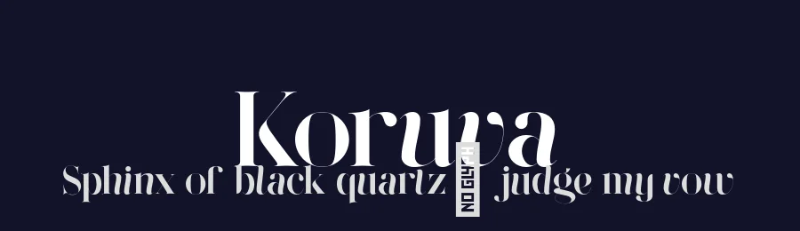 Koruva by VPcreativeshop — Serif Font — thumbnail 2