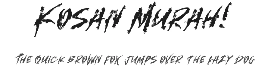 Kosan Murah! by StringLabs Creative Studio β Decorative Font