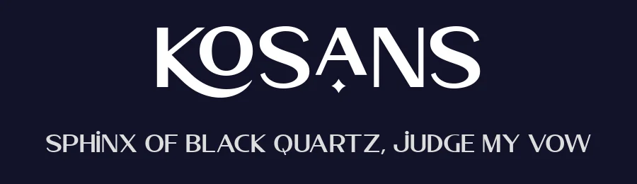 Kosans by Prioritype Co — Sans Serif Font — thumbnail 2