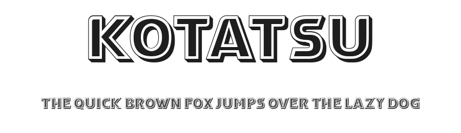 Kotatsu by Vladimir Nikolic β Decorative Font