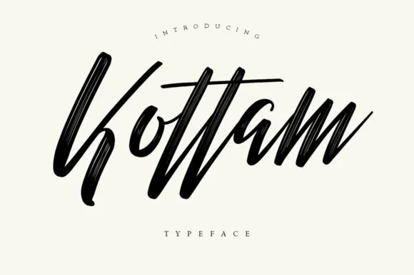 Kottam Font by Maulana Creative — Script Handwritten Font