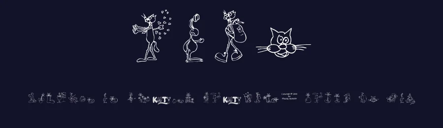 Koty by Maciej Jezierski — Dingbats Font — thumbnail 2