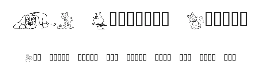 KR Backyard Scraps by Kat's Fun Fonts — Dingbats Font