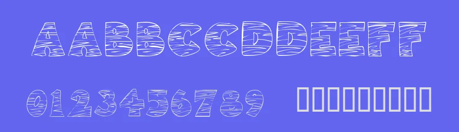 KR Tigrrr by Kat's Fun Fonts — Decorative Font — thumbnail 3