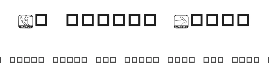 KR Zodiac Dings by Kat's Fun Fonts — Dingbats Font