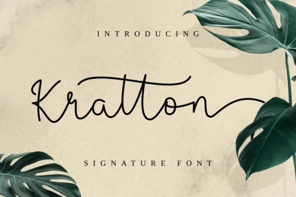 Kratton Font by The Grateful Studio — Script Handwritten Font