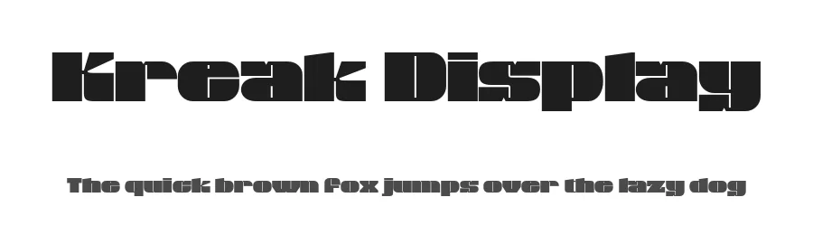 Kreak Display by Tebaltipis Studio — Decorative Font