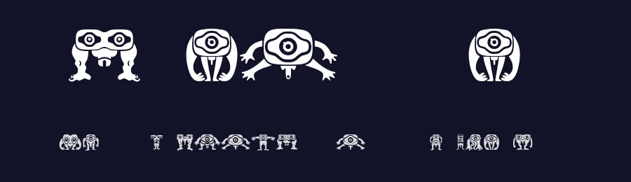 Kreaturen by Vladimir Nikolic — Dingbats Font — thumbnail 2