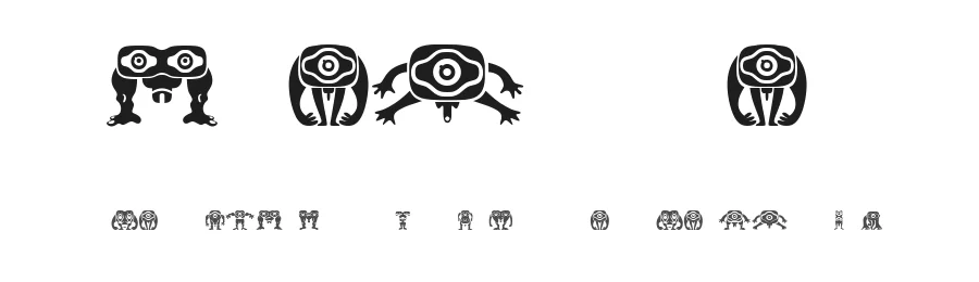 Kreaturen by Vladimir Nikolic — Dingbats Font