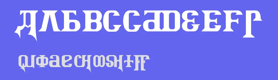 Kremlin Advisor Display Kaps by Bolt Cutter Design-Industrial Strength — Decorative Font — thumbnail 3