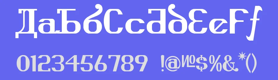 Kremlin Advisor by Bolt Cutter Design-Industrial Strength — Decorative Font — thumbnail 3