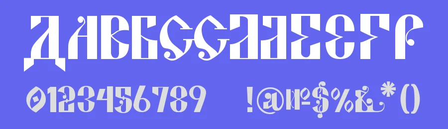 Kremlin Alexander by Bolt Cutter Design-Industrial Strength — Decorative Font — thumbnail 3