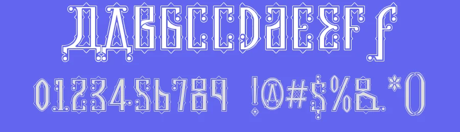 Kremlin Czar by Bolt Cutter Design-Industrial Strength — Decorative Font — thumbnail 3