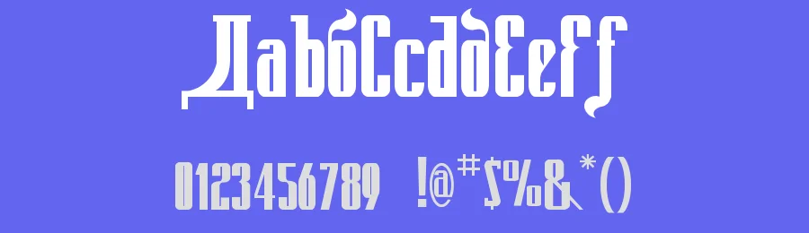 Kremlin Emperor by Bolt Cutter Design-Industrial Strength — Decorative Font — thumbnail 3