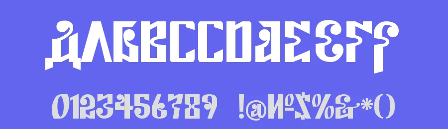 Kremlin Empire by Bolt Cutter Design-Industrial Strength — Decorative Font — thumbnail 3