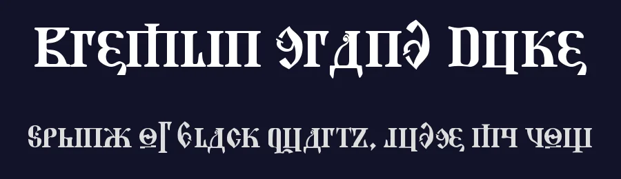 Kremlin Grand Duke by Bolt Cutter Design-Industrial Strength — Decorative Font — thumbnail 2
