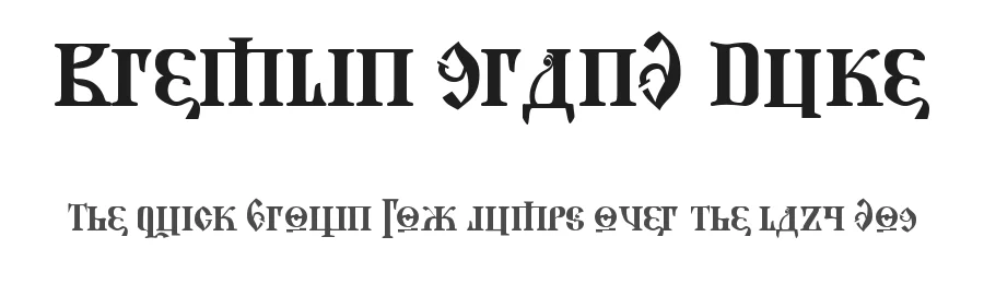 Kremlin Grand Duke by Bolt Cutter Design-Industrial Strength — Decorative Font