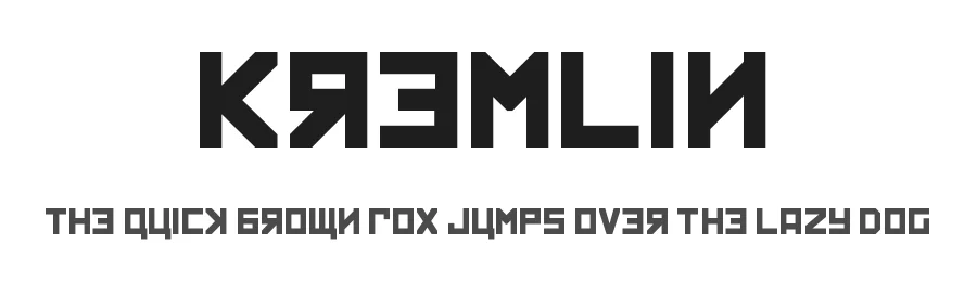 Kremlin by Vic Fieger — Decorative Font