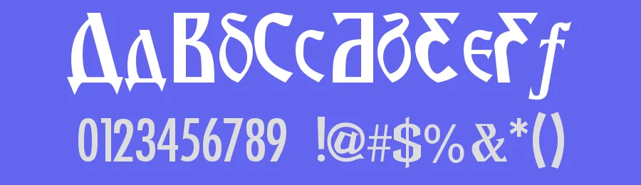 Kremlin Starets by Bolt Cutter Design-Industrial Strength — Decorative Font — thumbnail 3