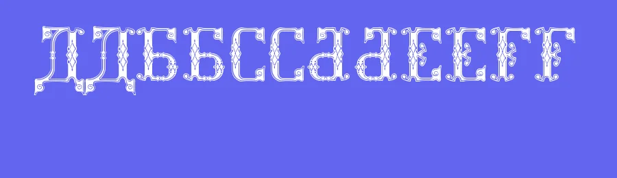 Kremlin Synod Display Caps by Bolt Cutter Design-Industrial Strength — Decorative Font — thumbnail 3