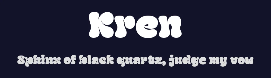 Kren by Sign Studio — Decorative Font — thumbnail 2