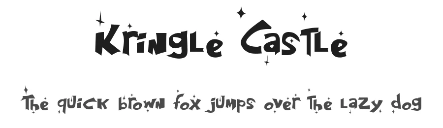 Kringle Castle by Steve Ferrera β Decorative Font