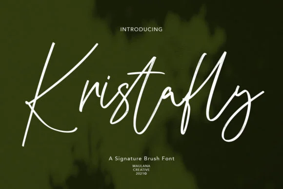 Kristafly Font by Maulana Creative — Script Handwritten Font