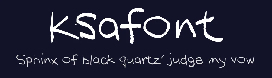 Ksafont by FontPanda — Script Handwritten Font — thumbnail 2