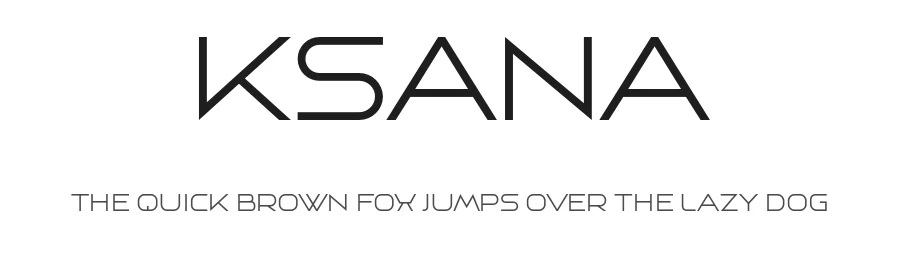 Ksana by Vladimir Nikolic β Sans Serif Font