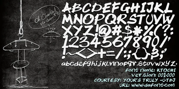 Ktochi Font by TBJ Ohab — Script Handwritten Font
