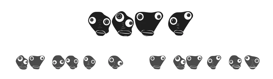 Kucheza by Vladimir Nikolic — Dingbats Font