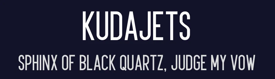 Kudajets by Marsnev — Sans Serif Font — thumbnail 2