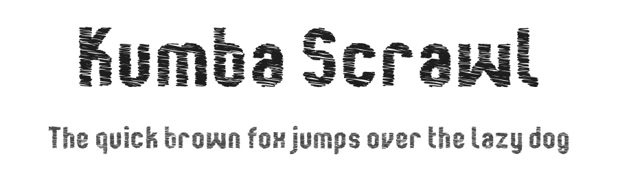 Kumba Scrawl by AukimVisuel — Sans Serif Font