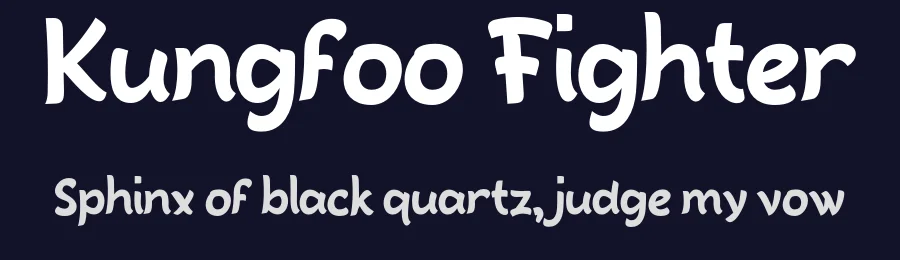 Kungfoo Fighter by Ikiiko Type — Decorative Font — thumbnail 2