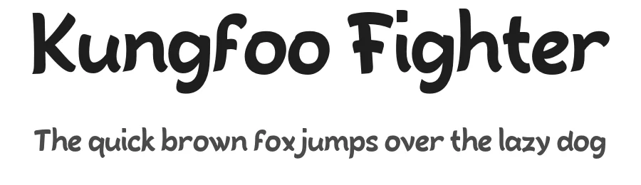 Kungfoo Fighter by Ikiiko Type — Decorative Font
