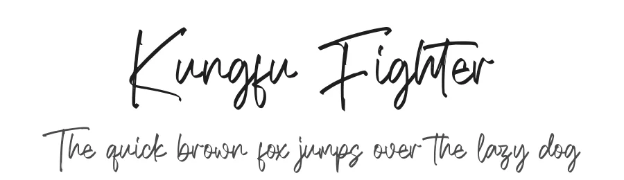 Kungfu Fighter by Letterena Studios — Script Handwritten Font