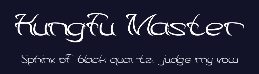 Kungfu Master by weknow — Script Handwritten Font — thumbnail 2