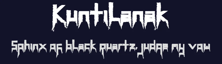 Kuntilanak by Lontong Lodeh — Decorative Font — thumbnail 2