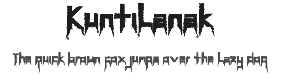 Kuntilanak by Lontong Lodeh โ Decorative Font
