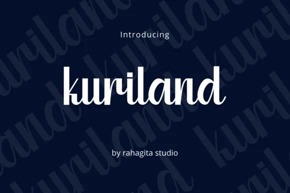 Kuriland Font by Rahagita Studio — Script Handwritten Font