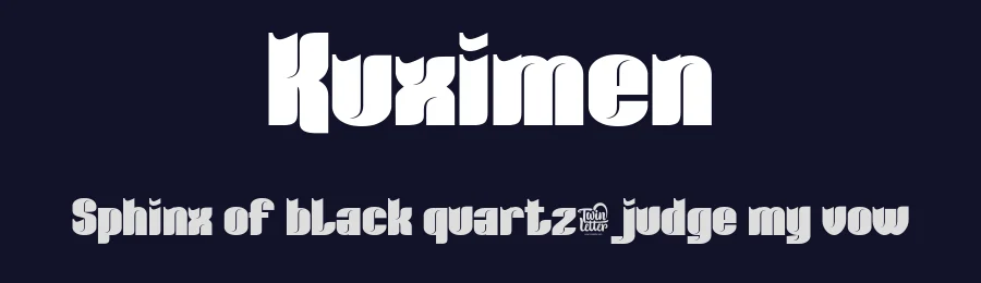 Kuximen by twinletter — Decorative Font — thumbnail 2
