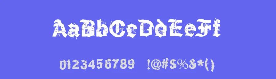 Kyvadlo Blues by MatFonts — Blackletter Font — thumbnail 3