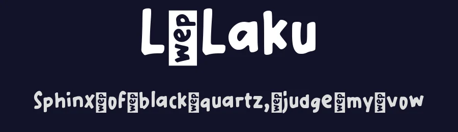 L Laku by wepfont.com — Decorative Font — thumbnail 2