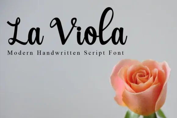 La Viola Font by Gatra Std — Script Handwritten Font